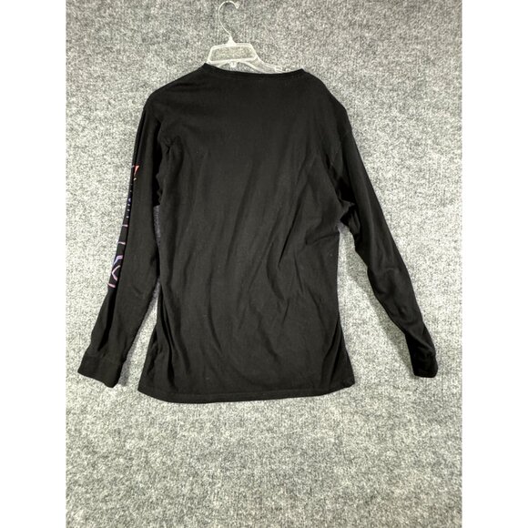 Fright Fest Mens Large Six Flags Great America Black Long sleeve shirt Unisex - Picture 3 of 6